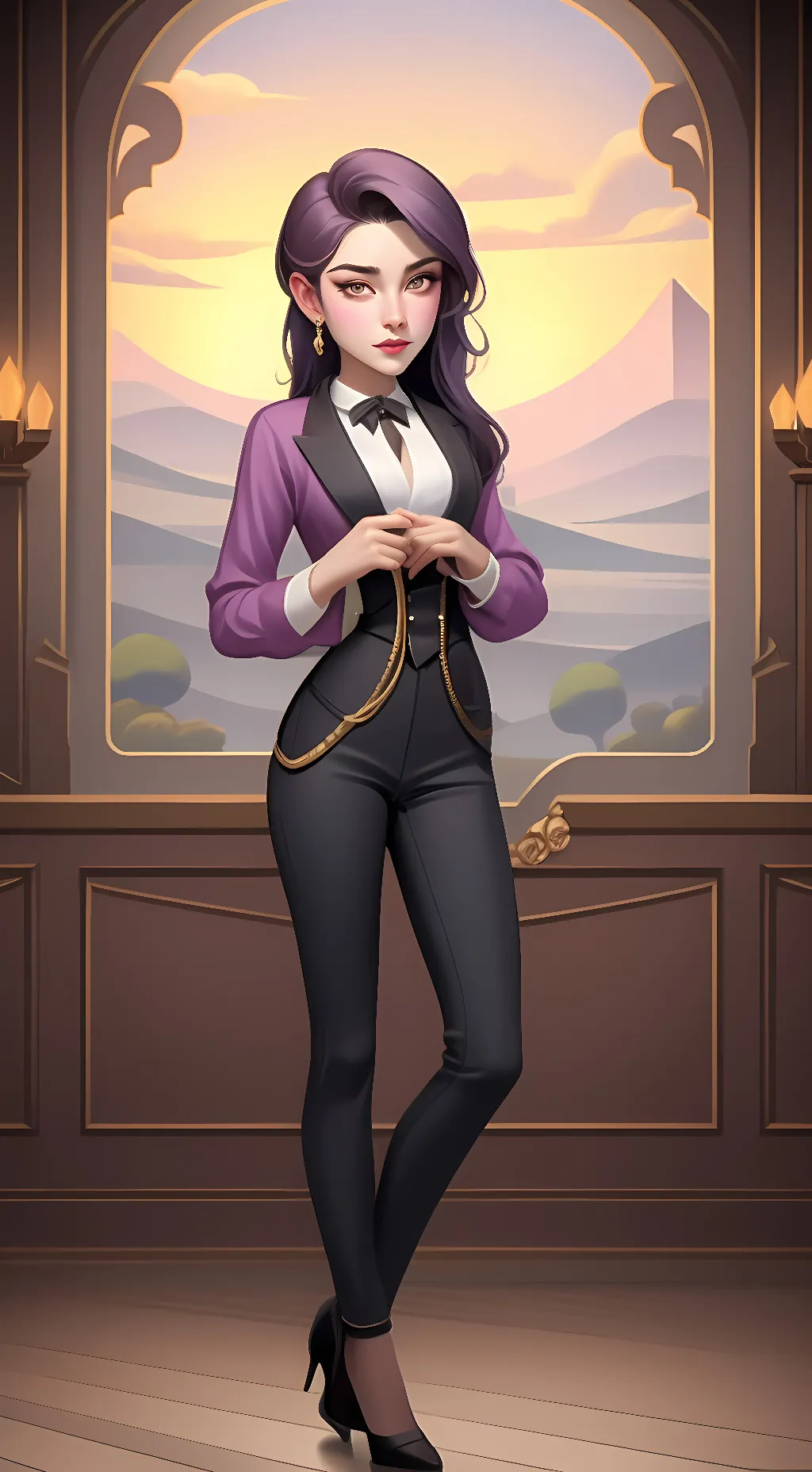 ai character: Mari background