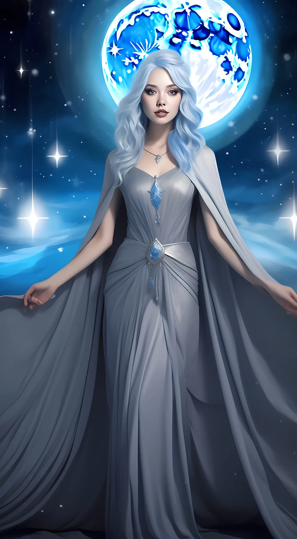 ai character: Selune background