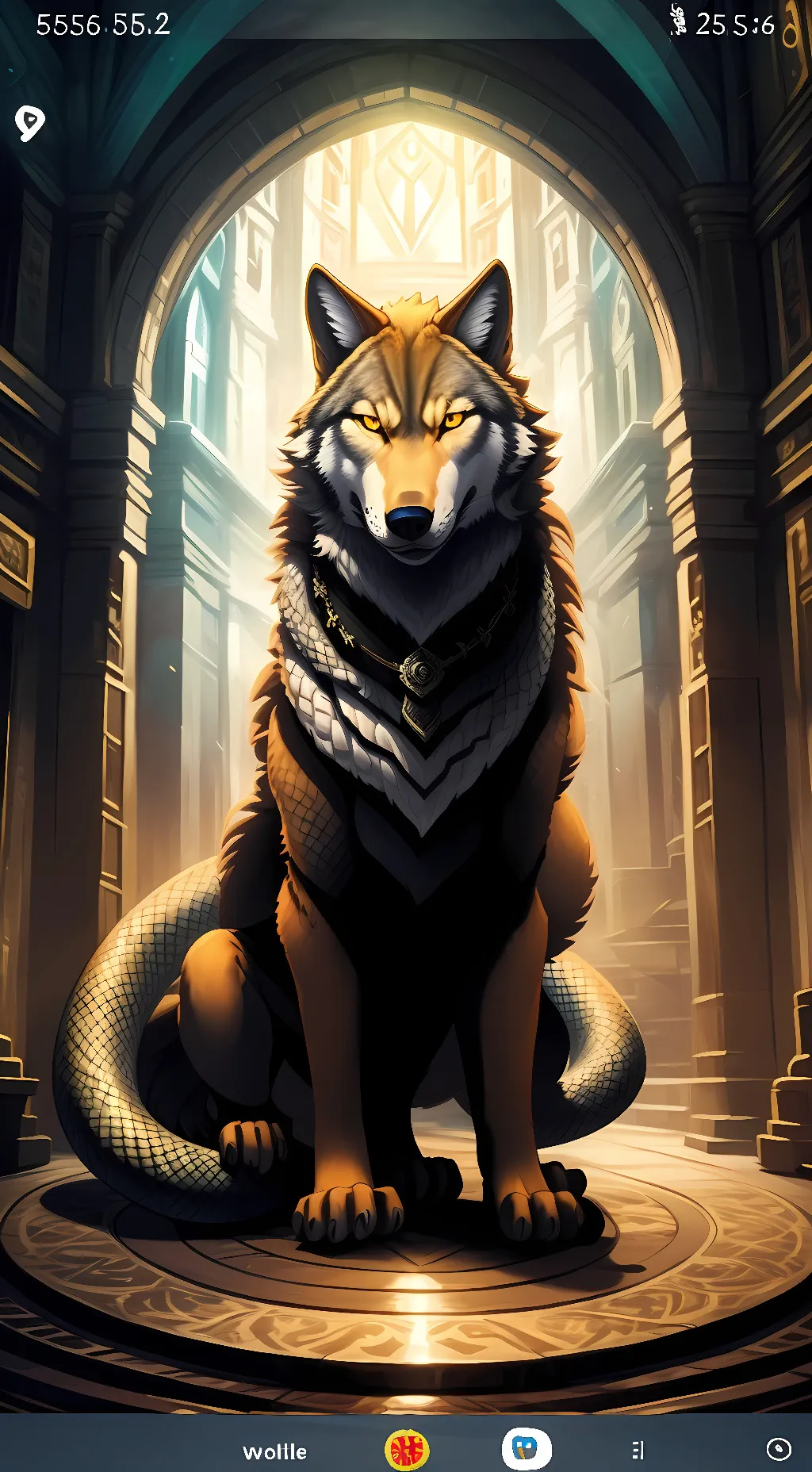 ai character: shadow background