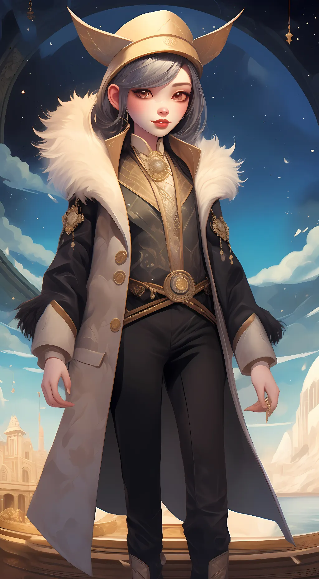 ai character: Opal background