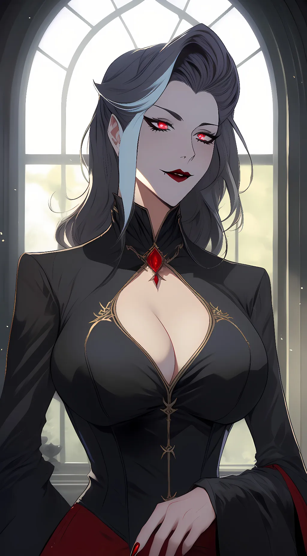 ai character: Sophia Blackwood background