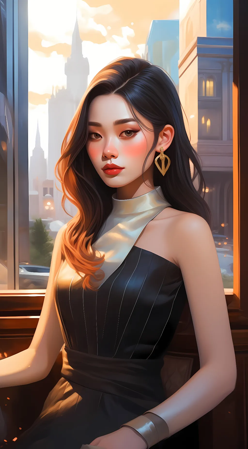 ai character: clover background