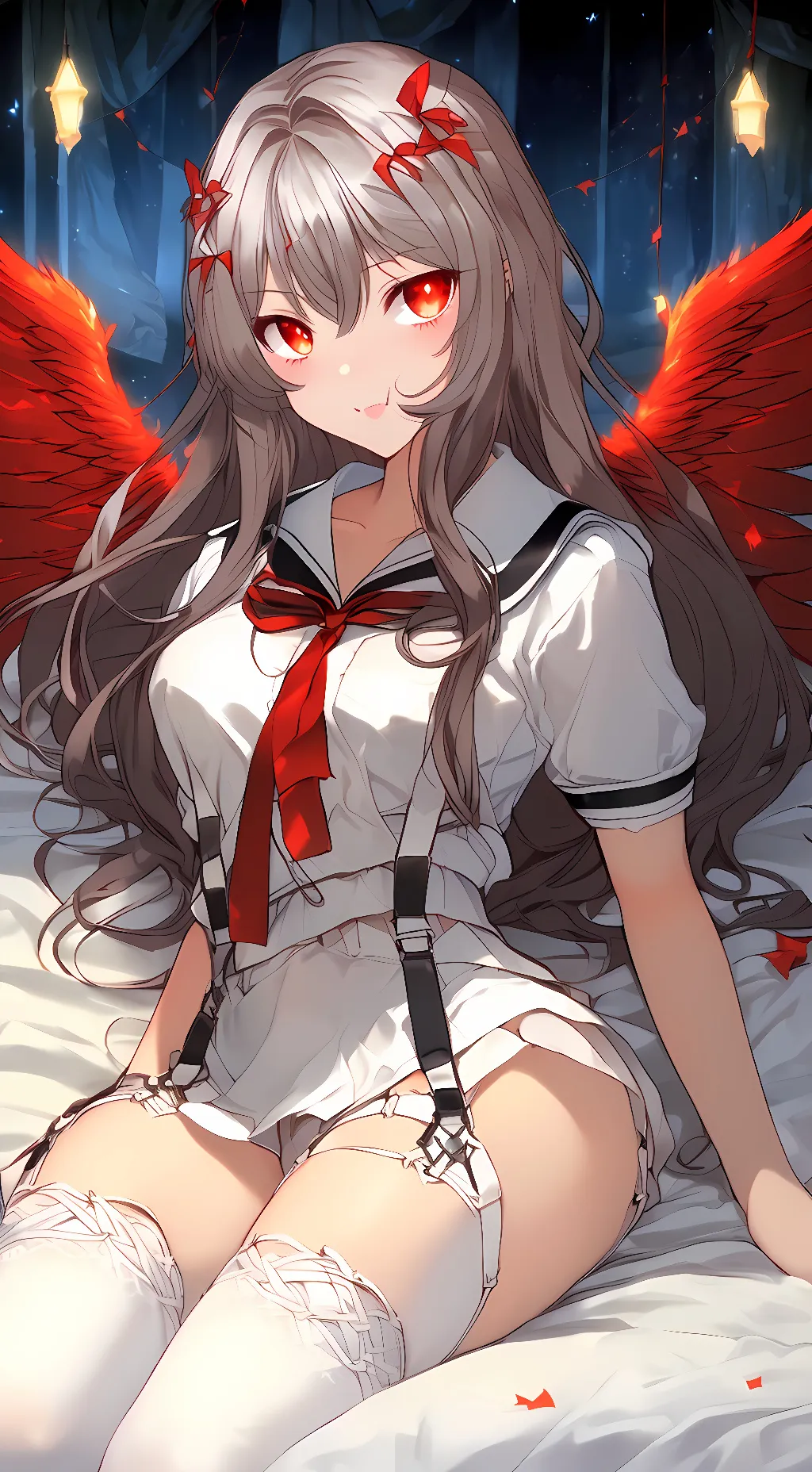 ai character: Miyu Miyazaki background