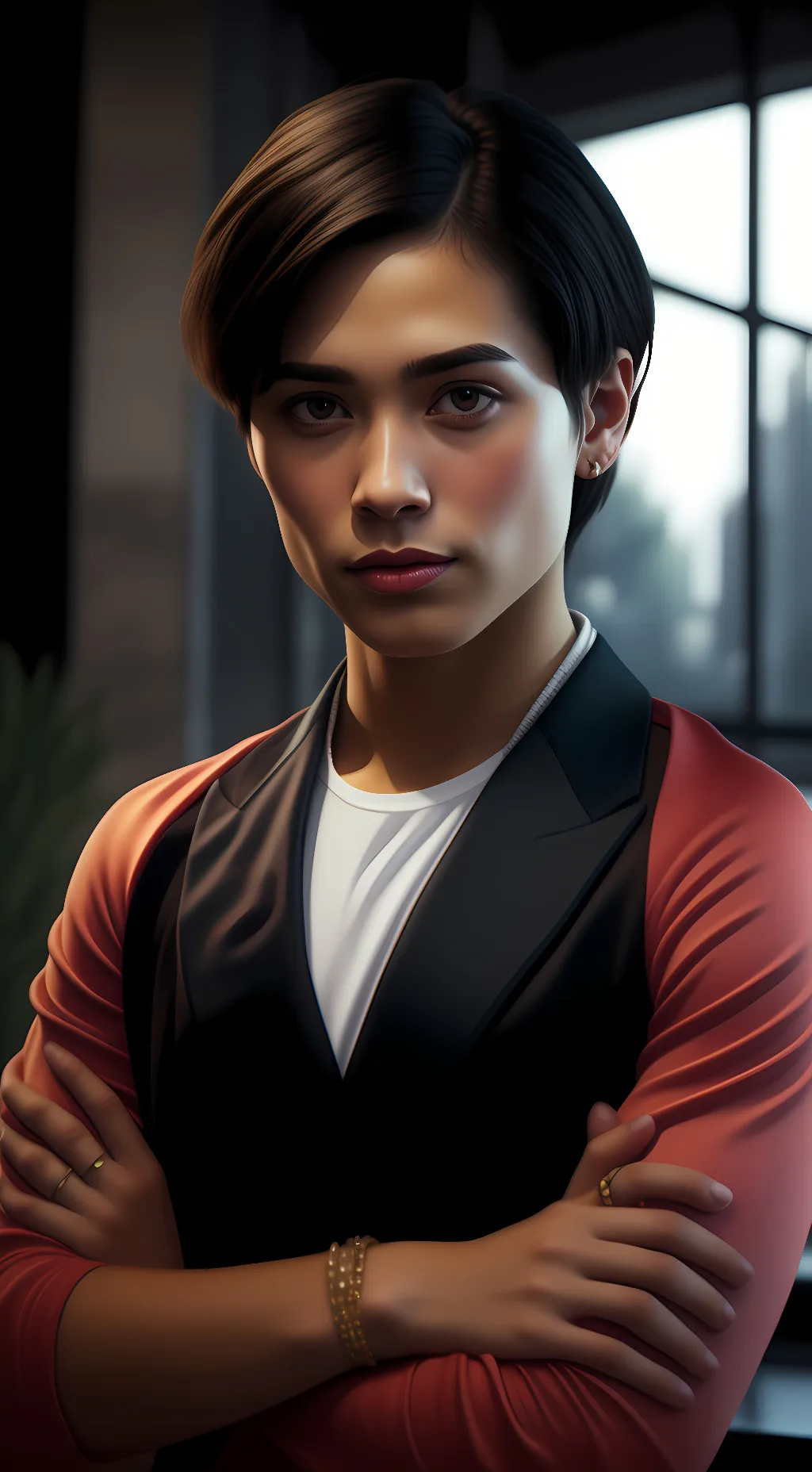 ai character: Ashton background