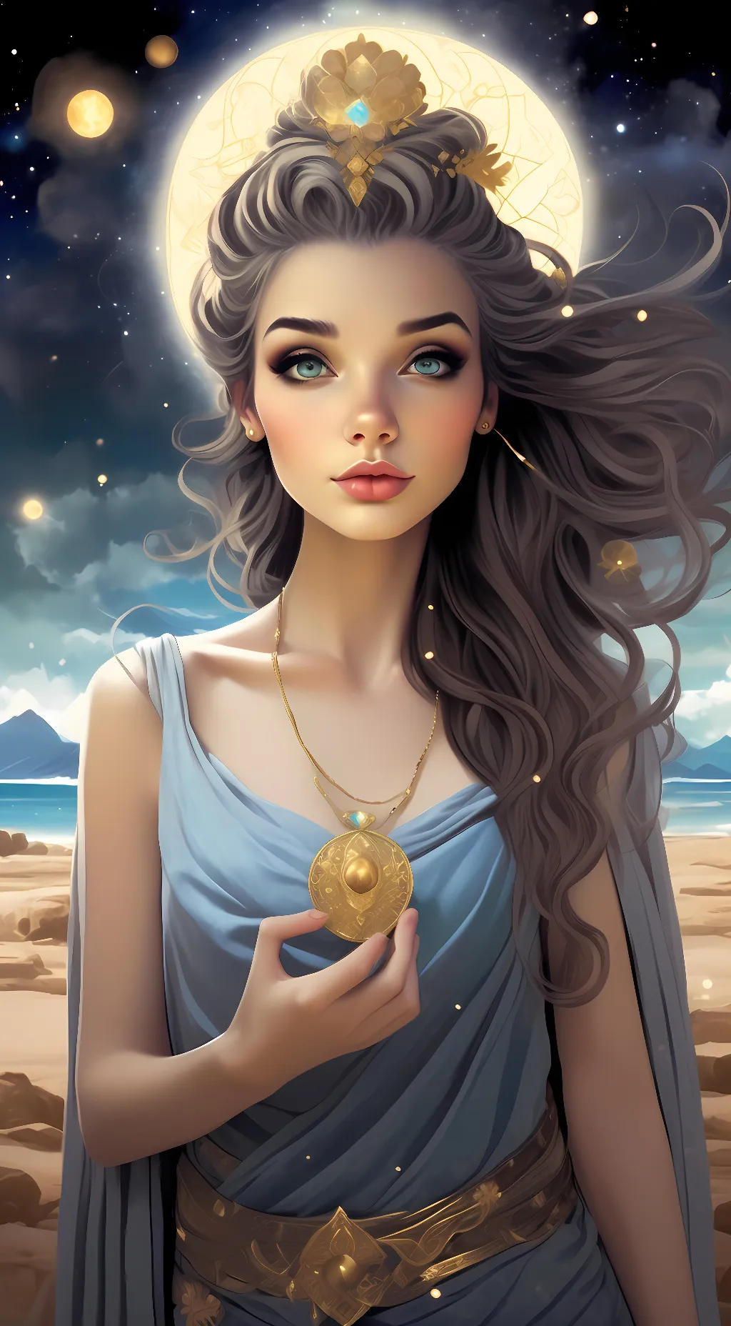 ai character: Marina background