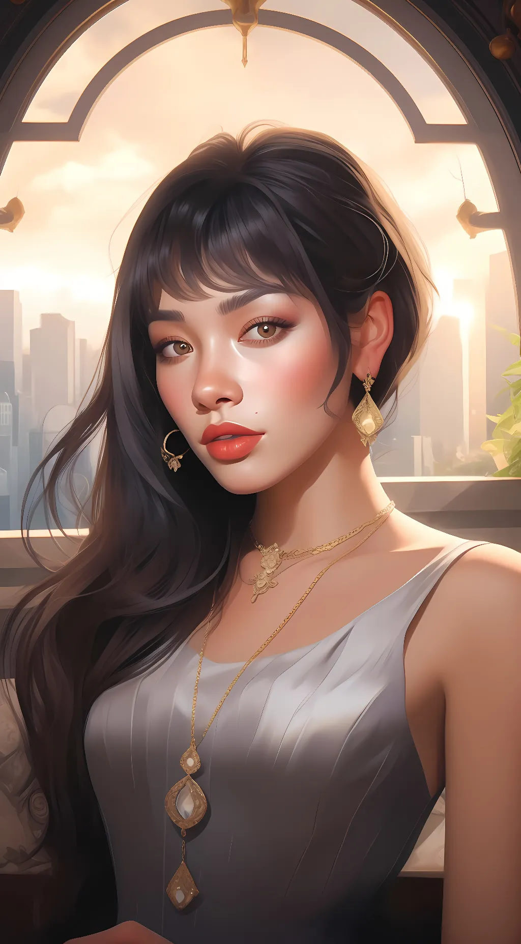 ai character: si si background