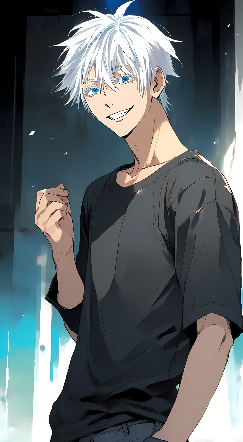 ai character: Gojo Satoru background