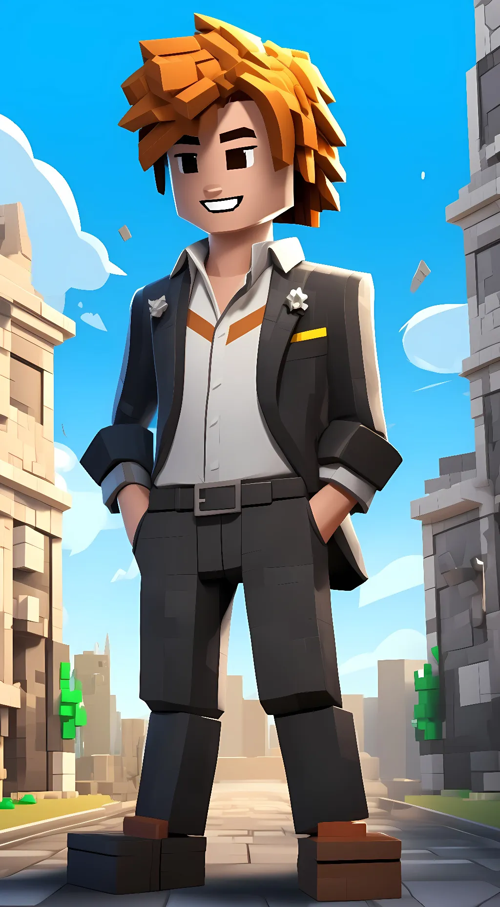 ai character: Bacon background