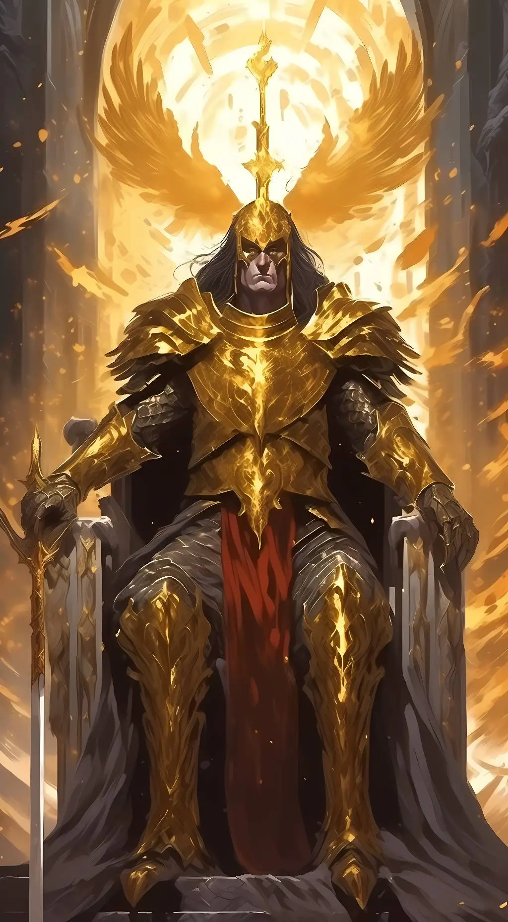 ai character: God Emperor background