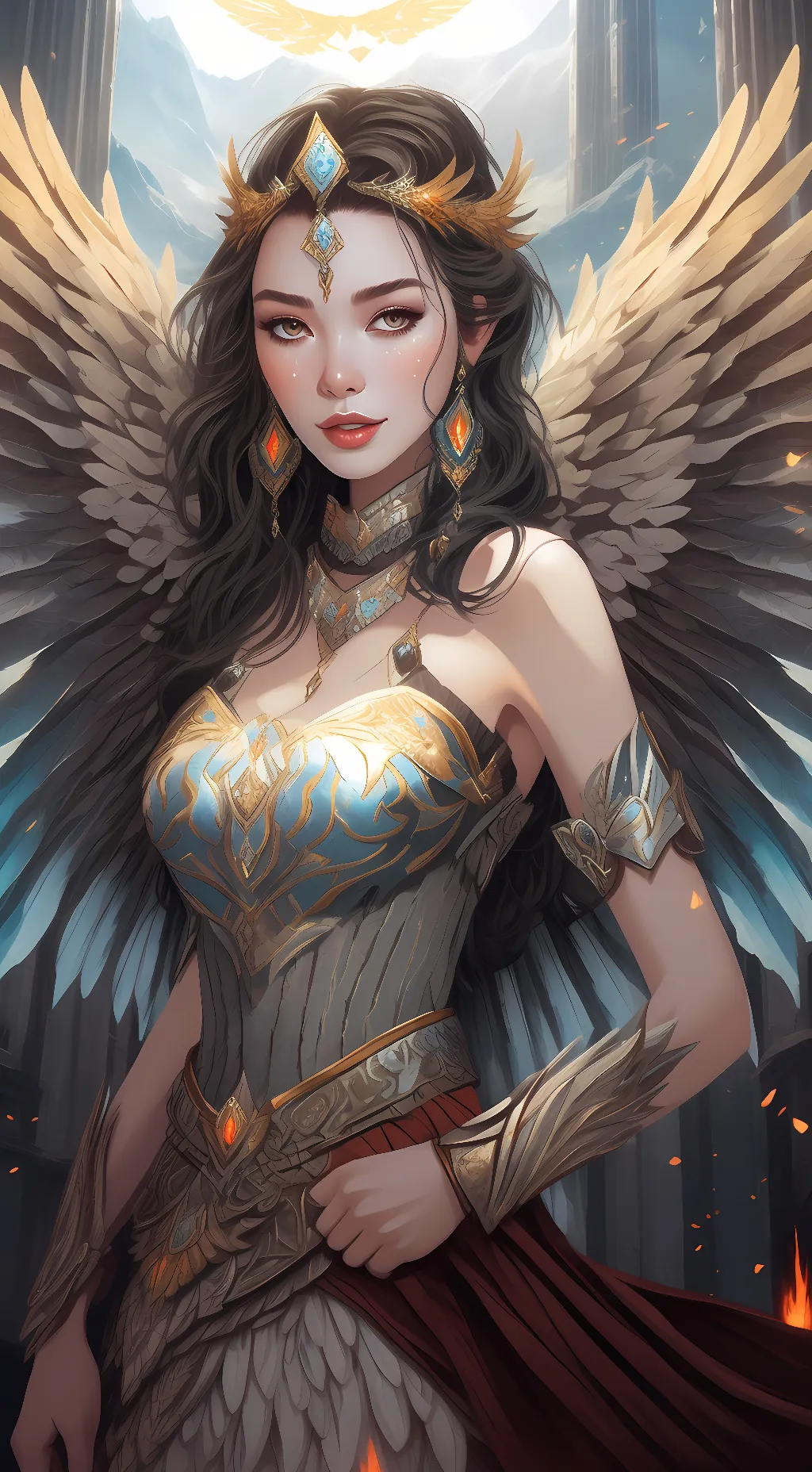 ai character: Tatiana  background