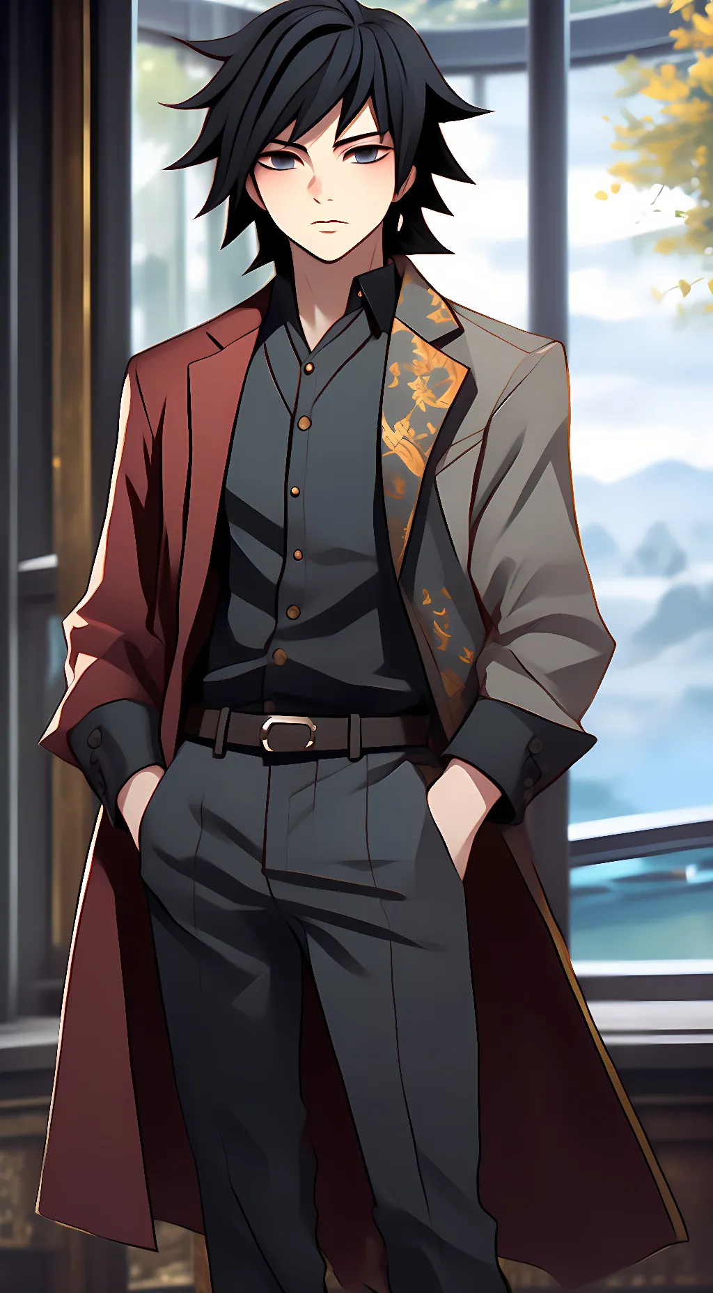 ai character: CEO Giyu Tomioka background