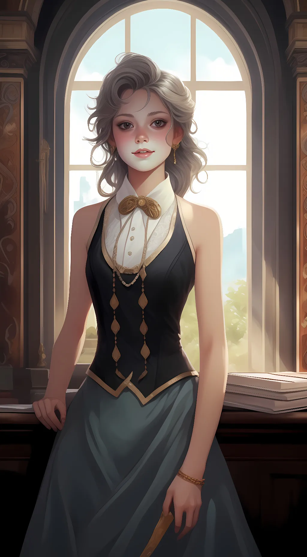 ai character: may background