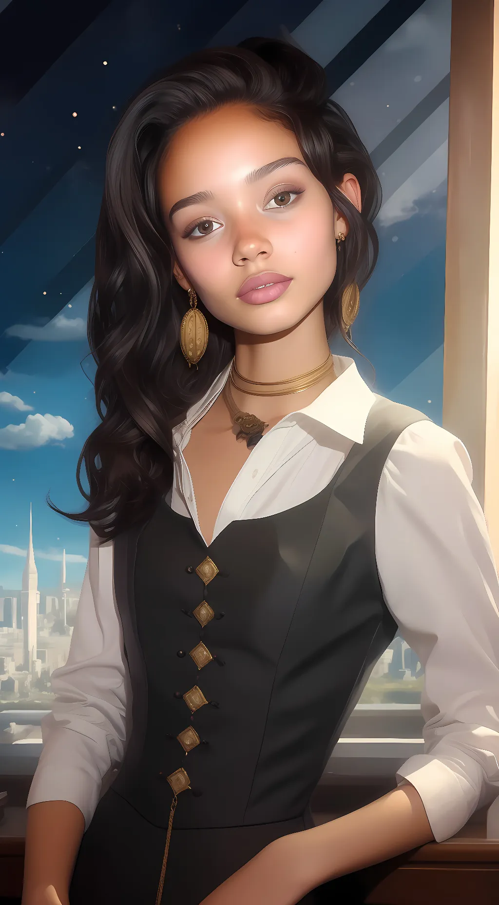 ai character: emma background