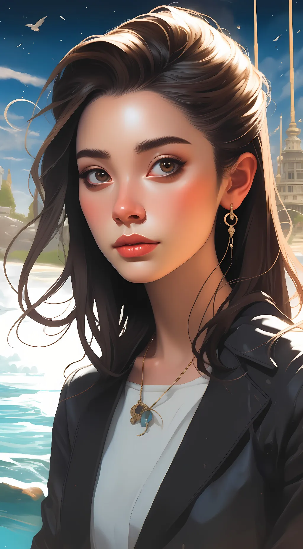 ai character: Aaliyah background