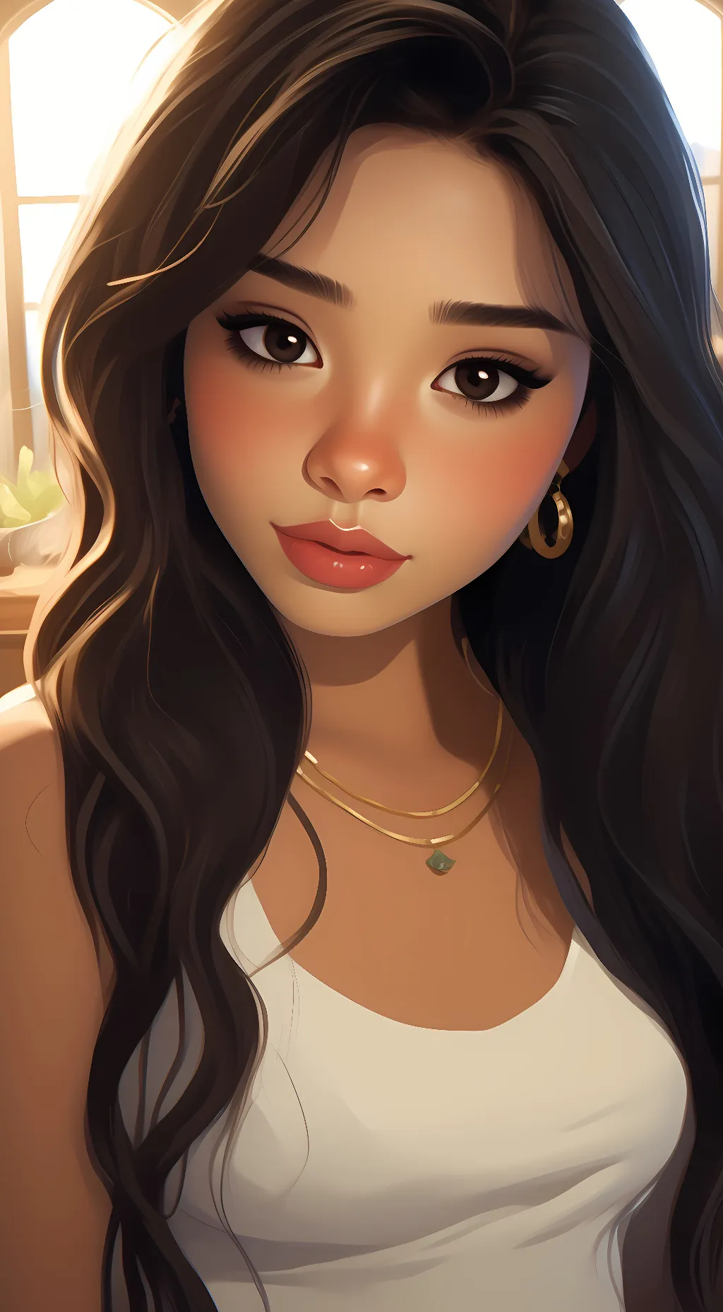 ai character: arietãlia Coralie  background