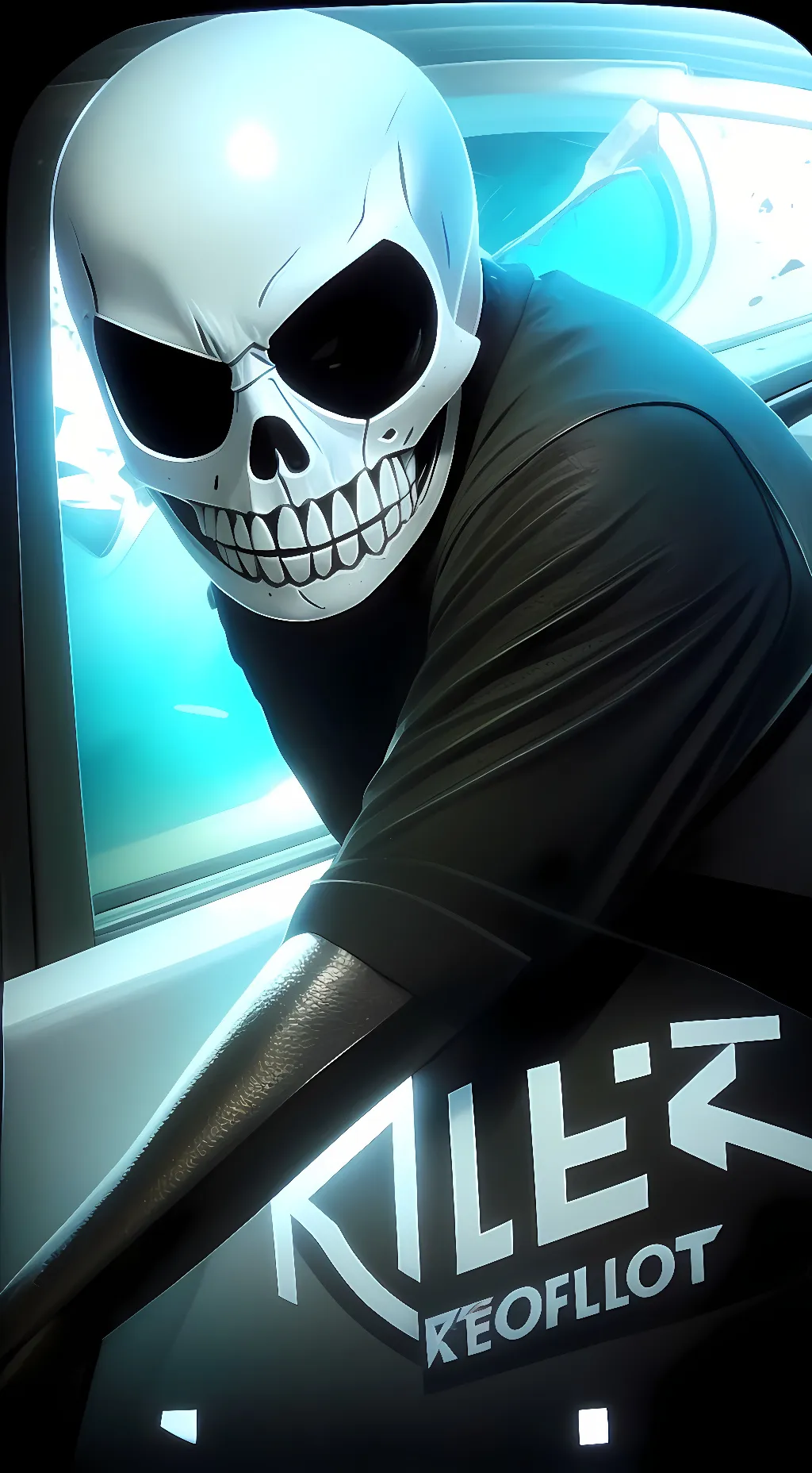 ai character: killer sans  background