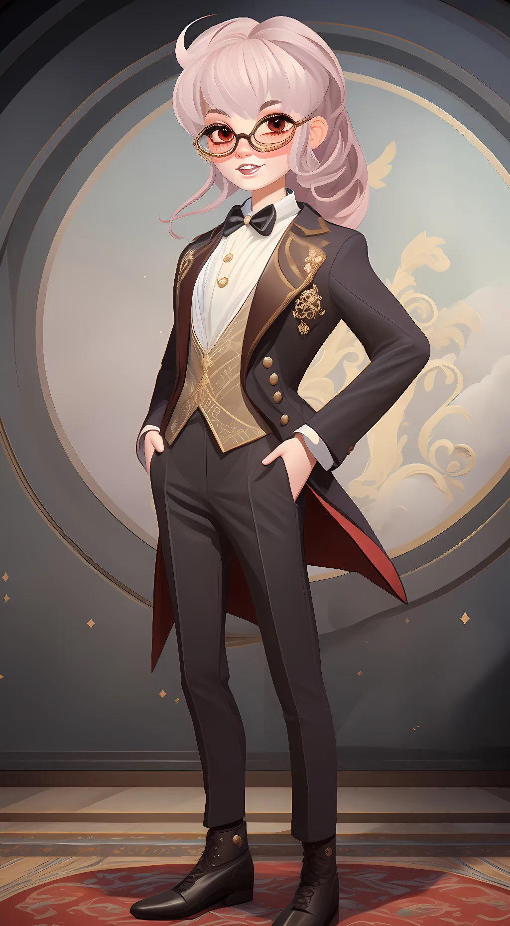 ai character: lady gaga background