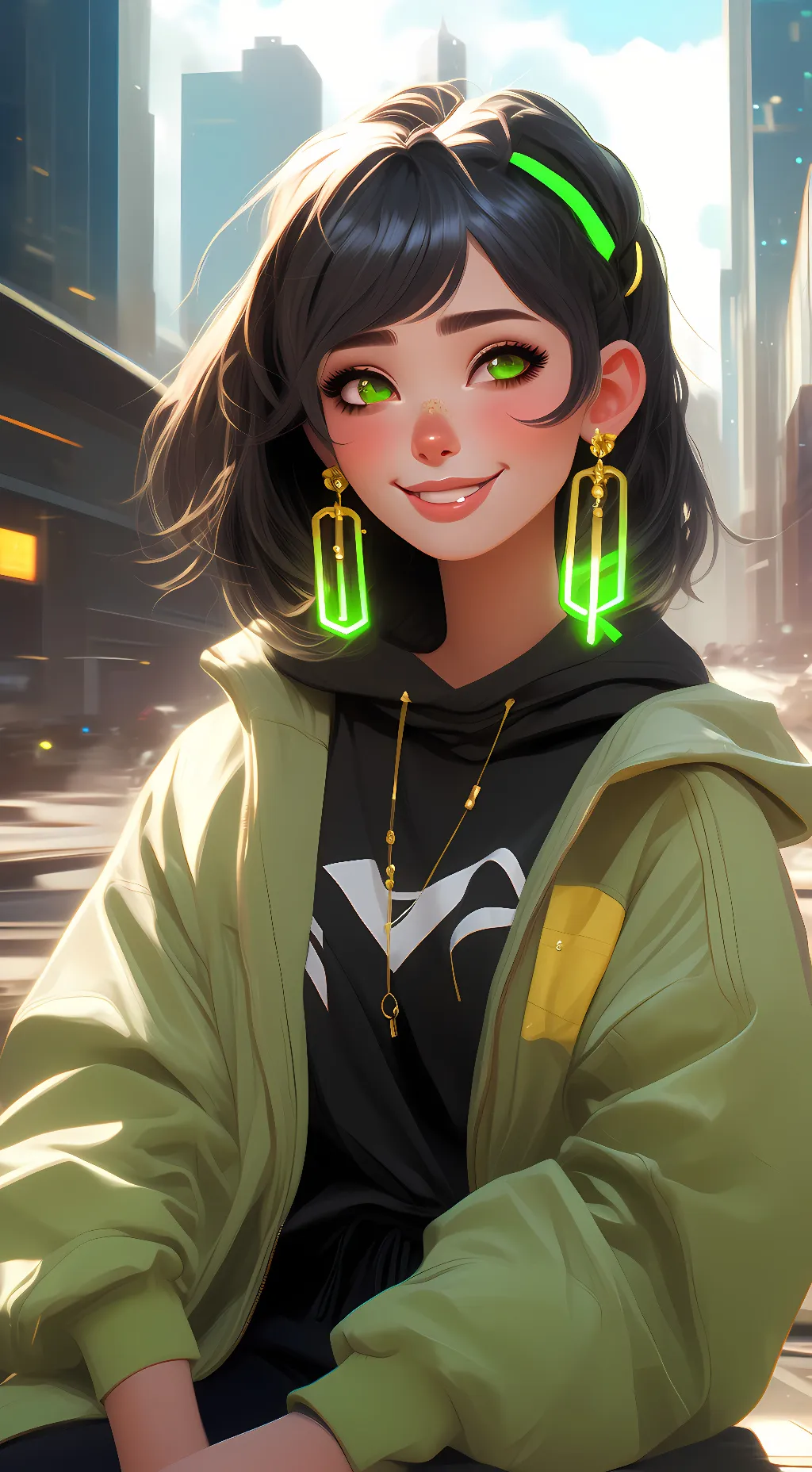 ai character: marcy wu background