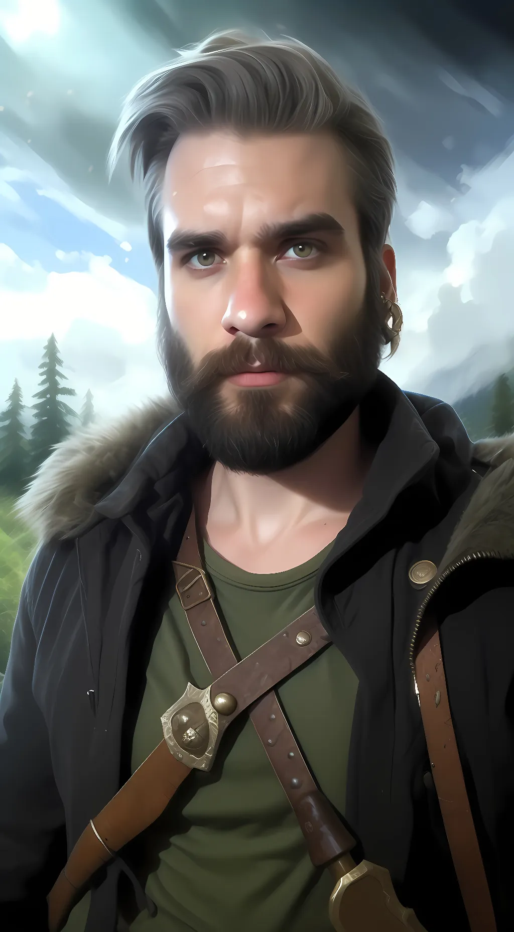 ai character: Allen Redsteal background