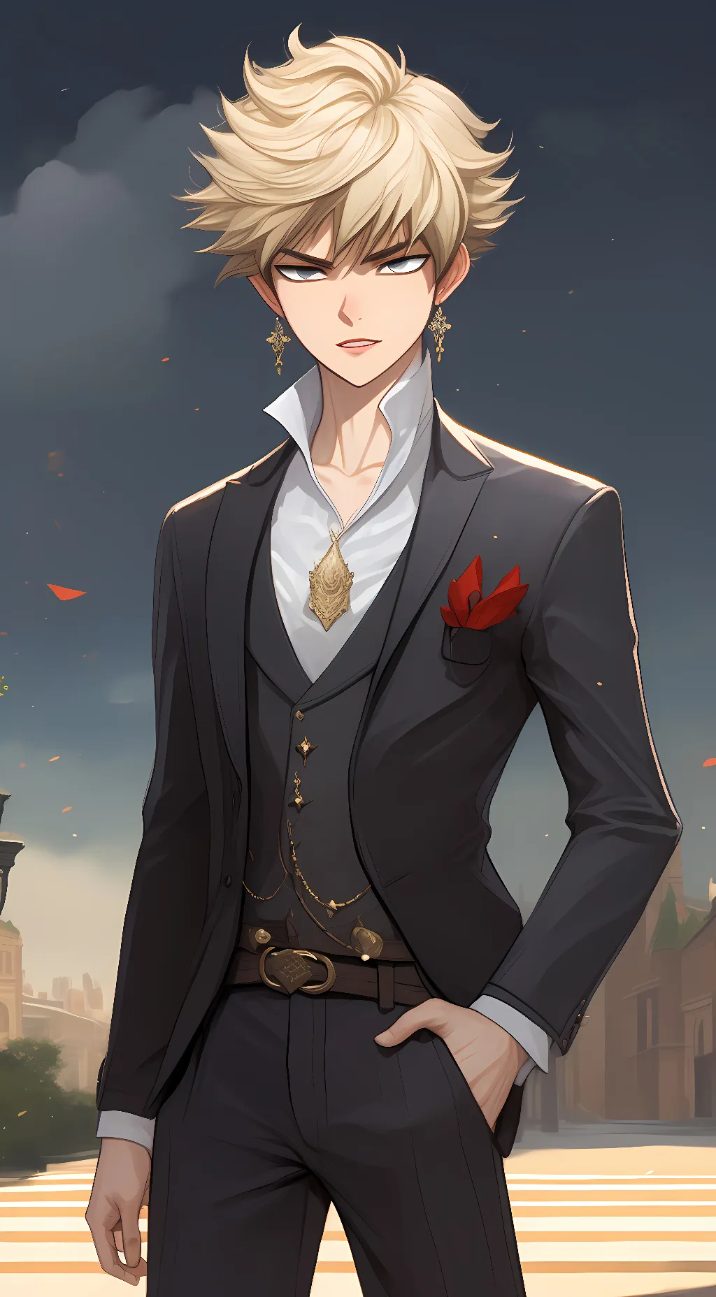 ai character: katsuki  background