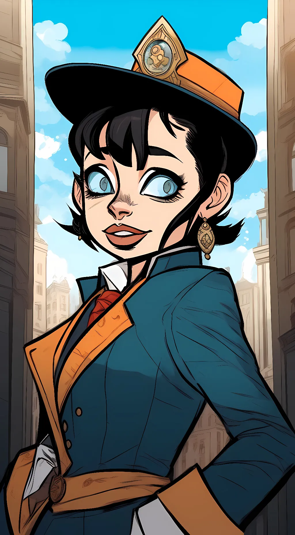 ai character: April Yang background