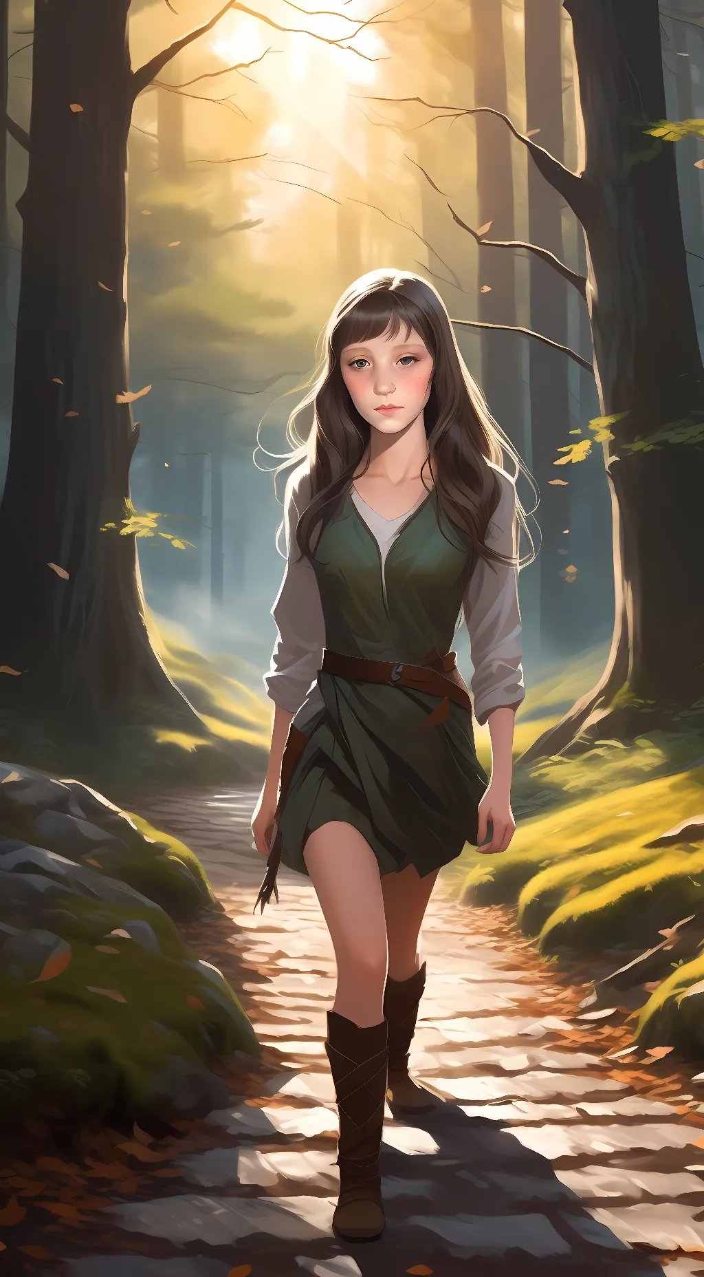 ai character: Lilly background