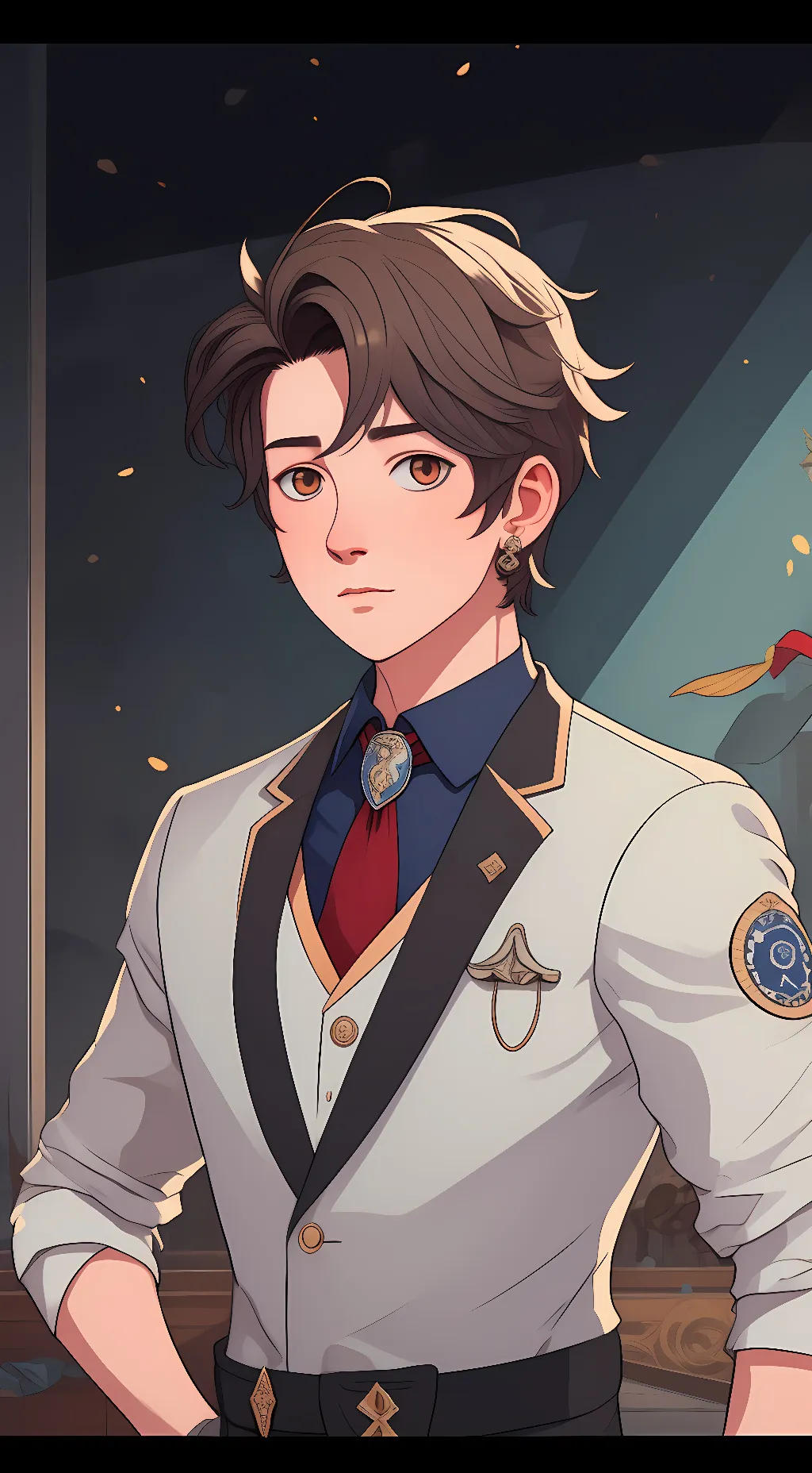 ai character: hi i am Talkie background