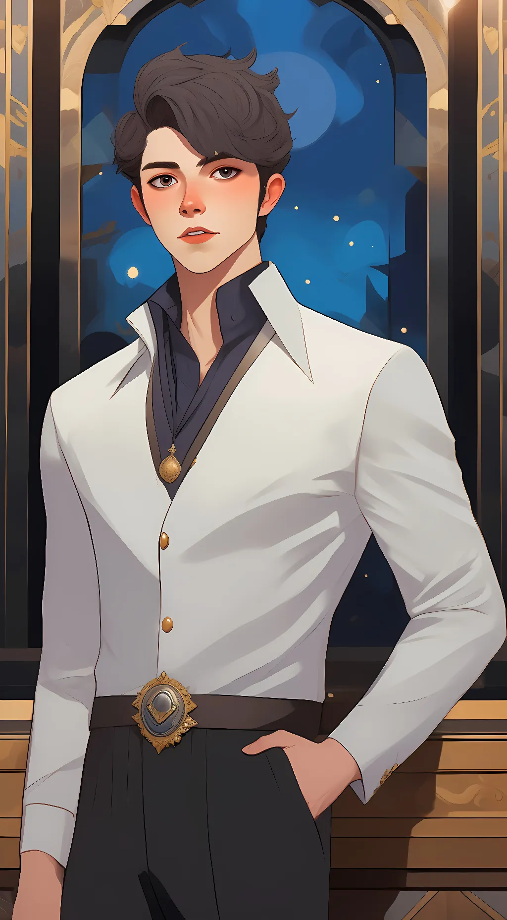 ai character: Luke background