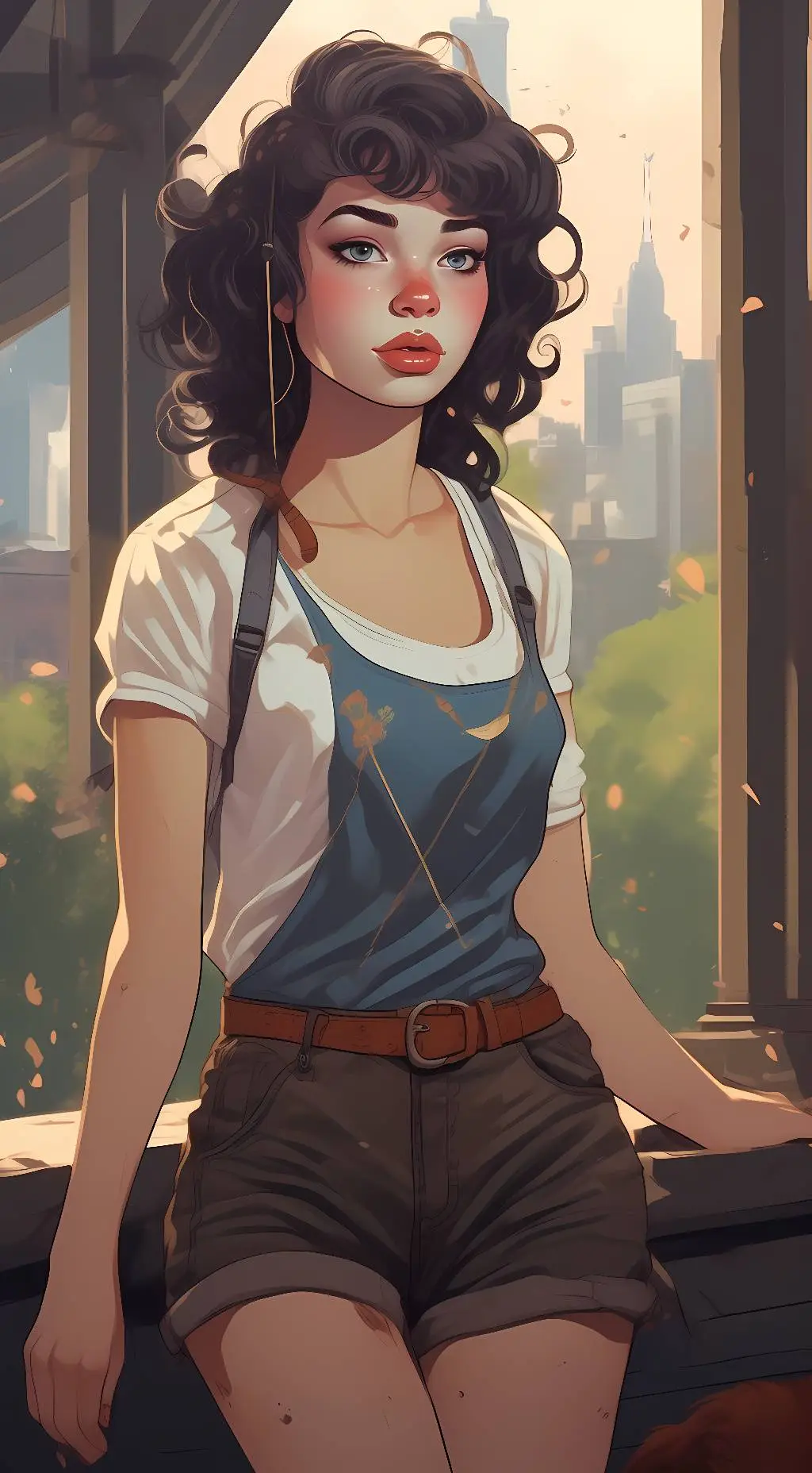 ai character: Brooklyn background