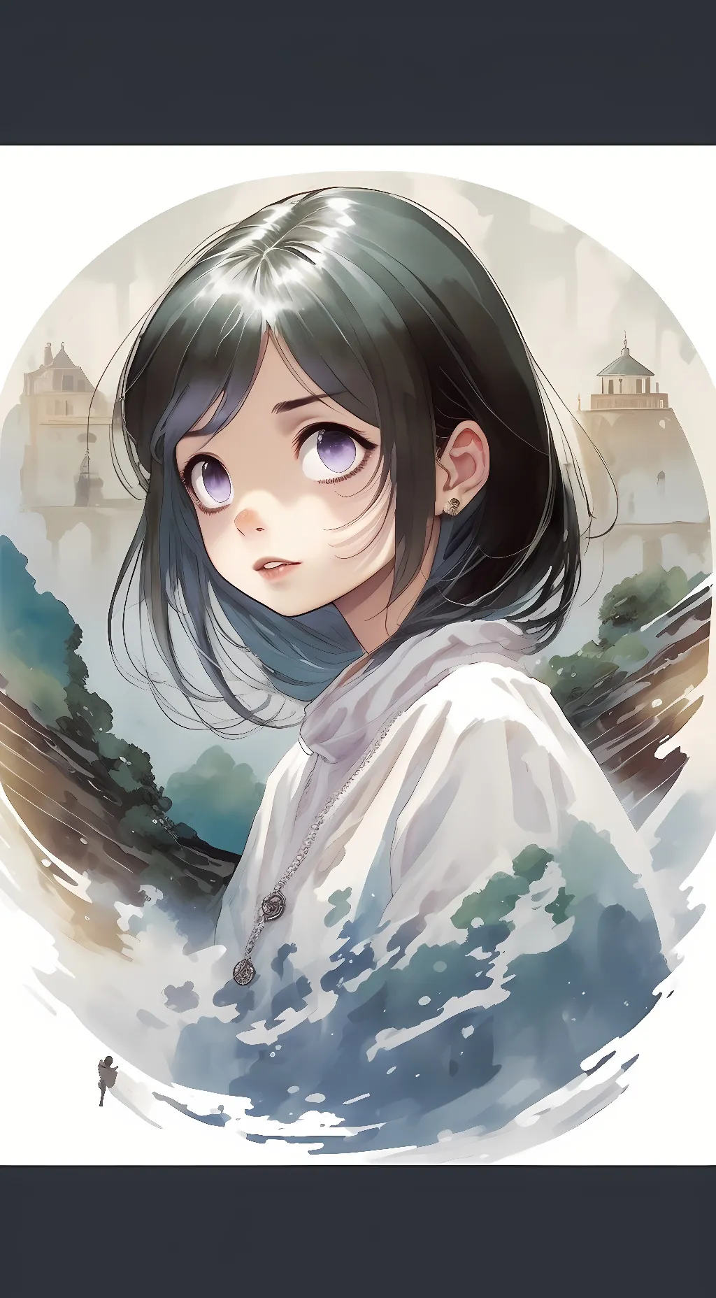 ai character: Luna background