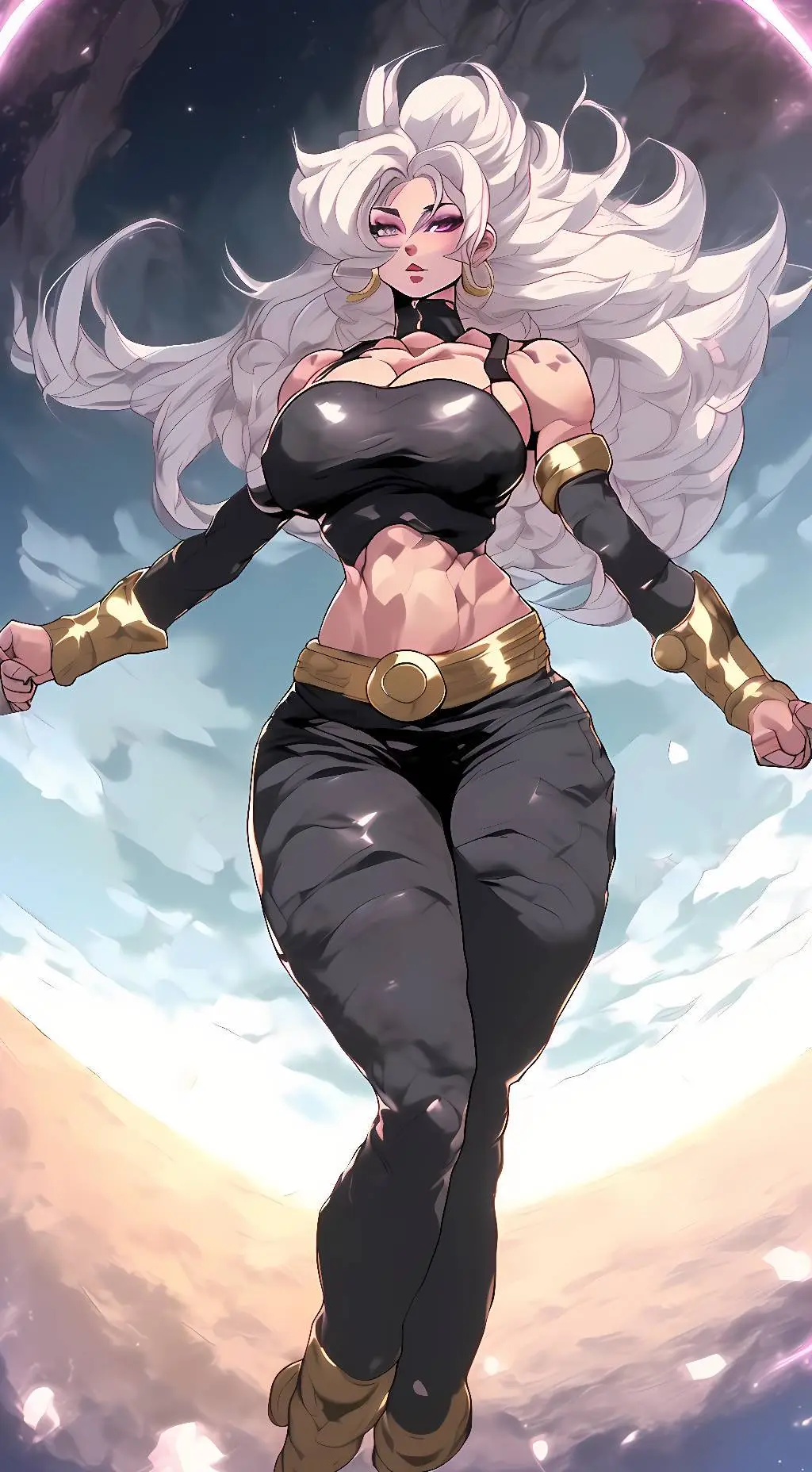 ai character: Android 21 background