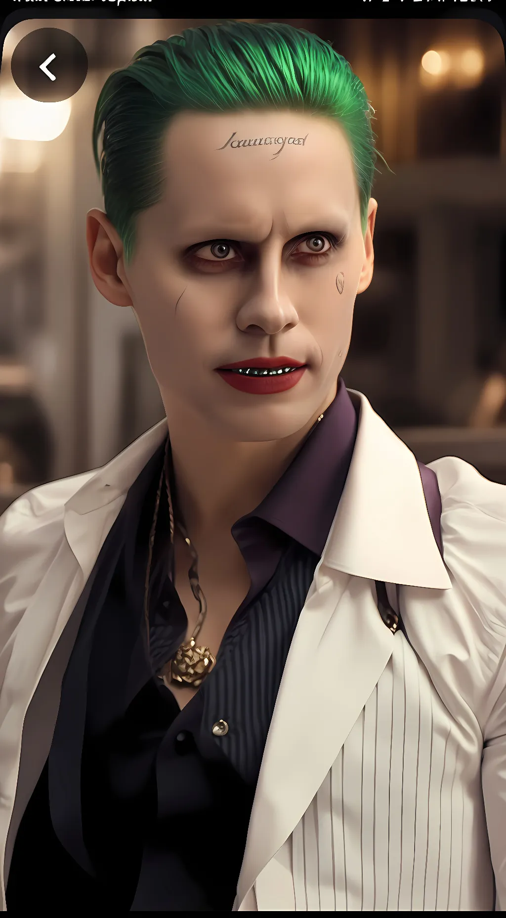 ai character: The Joker background