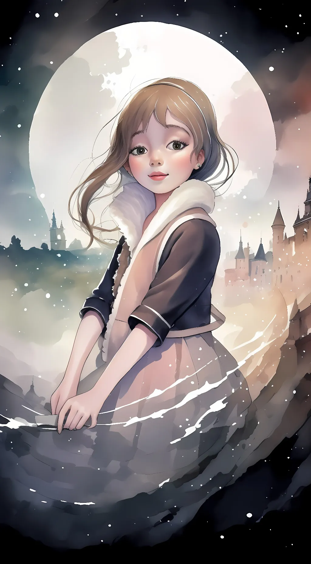 ai character: Lina. background