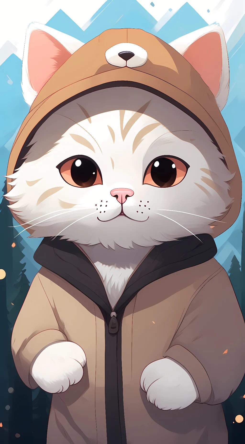 ai character: mochi background