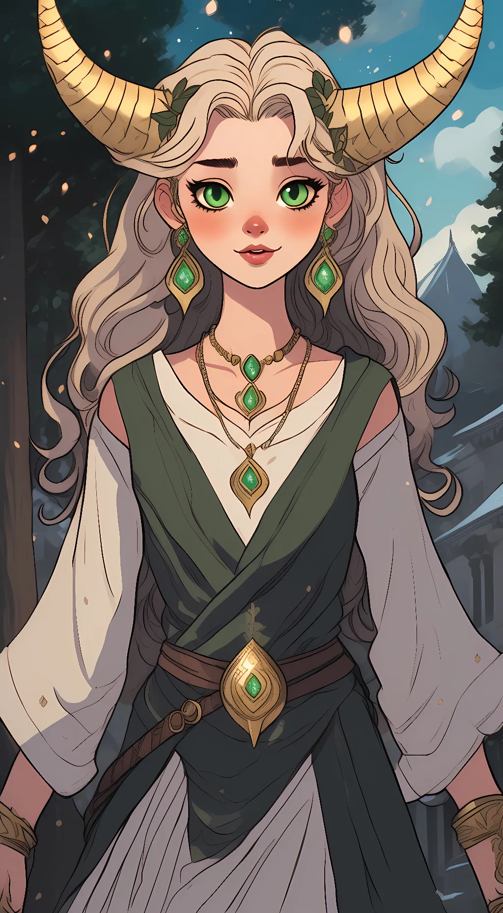 ai character: Freya  background