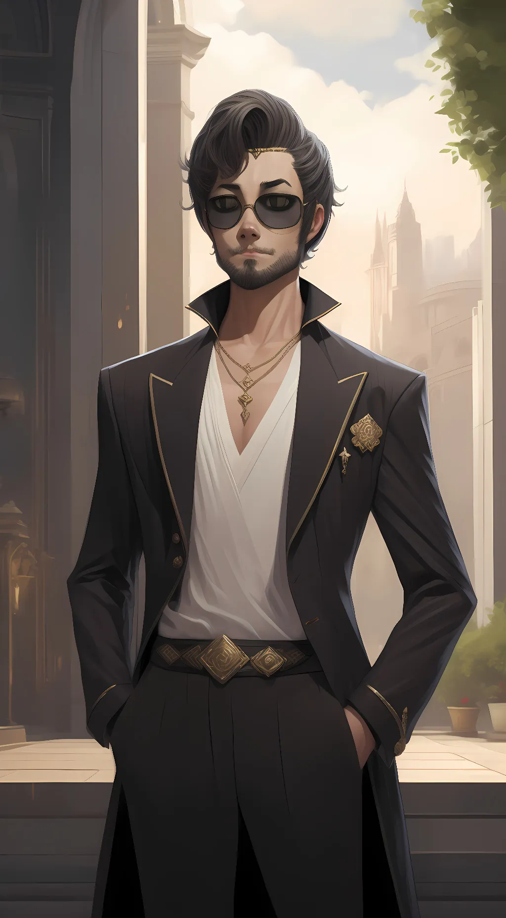 ai character: Chris background