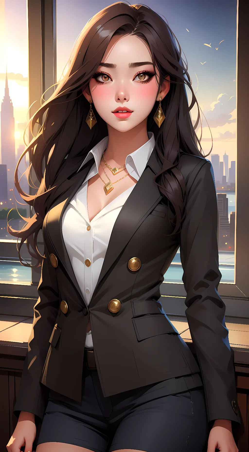 ai character: Monica background