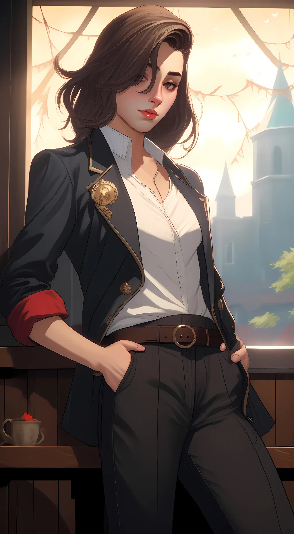 ai character: Scarlett  background