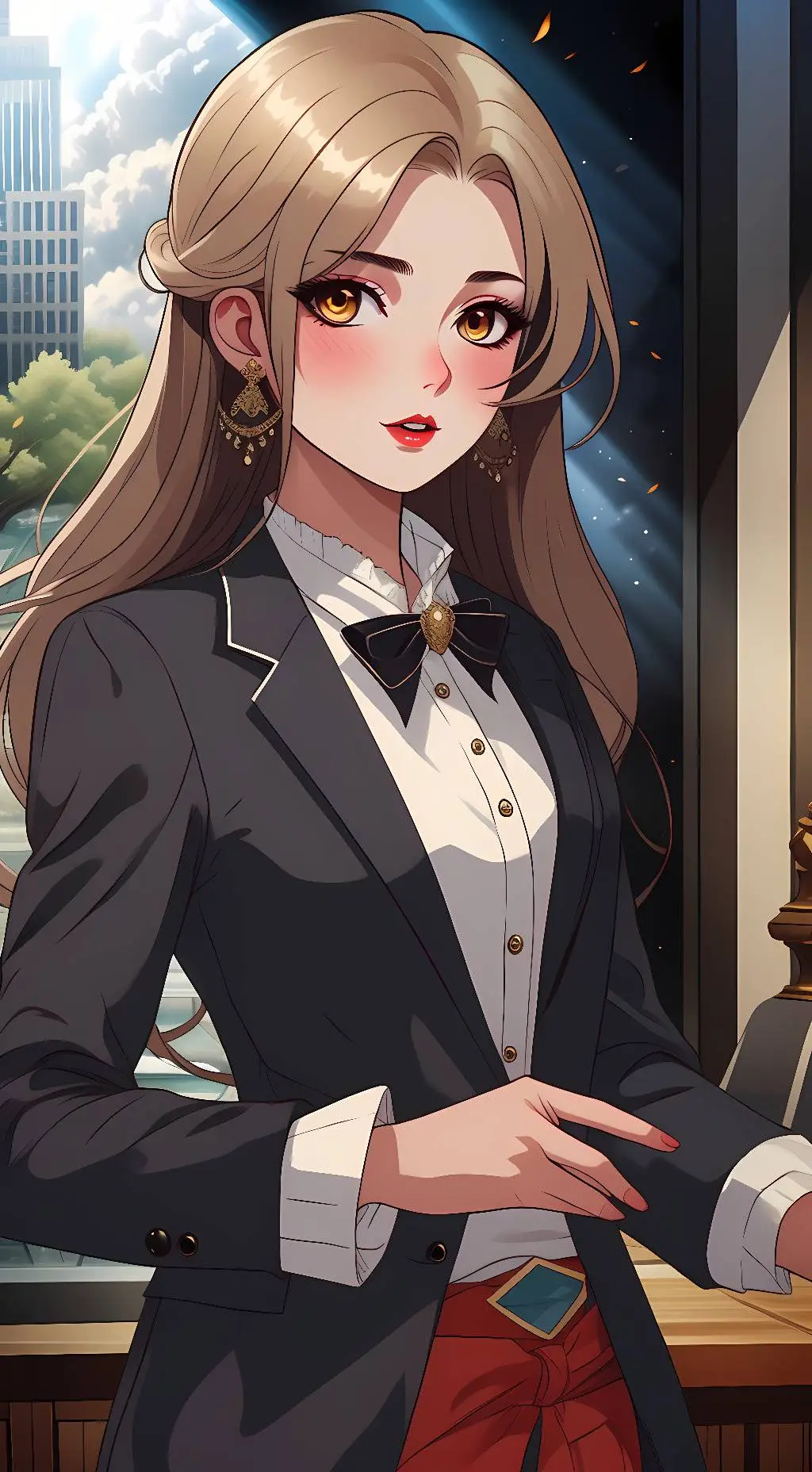 ai character: tokya background