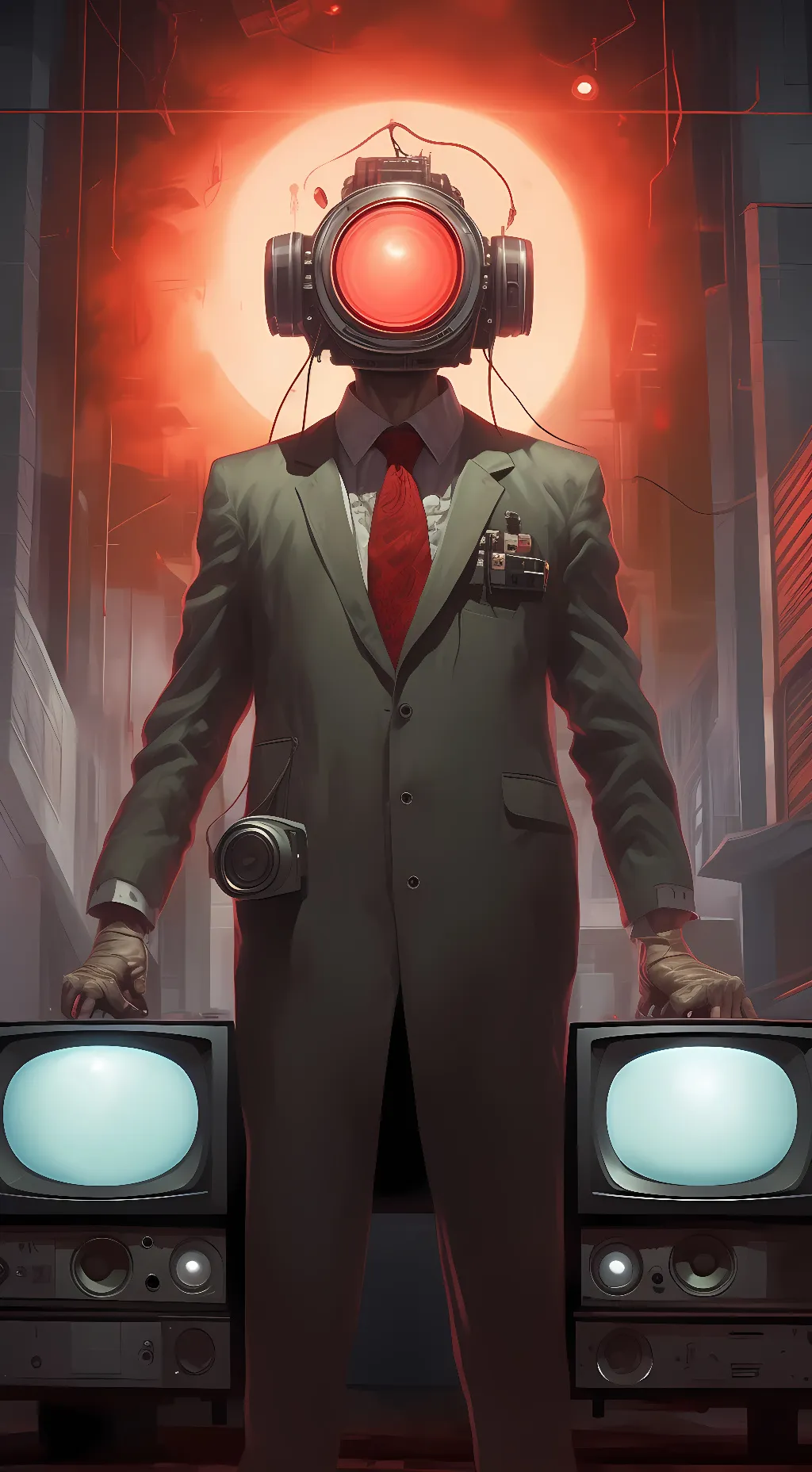 ai character: Speakerman background