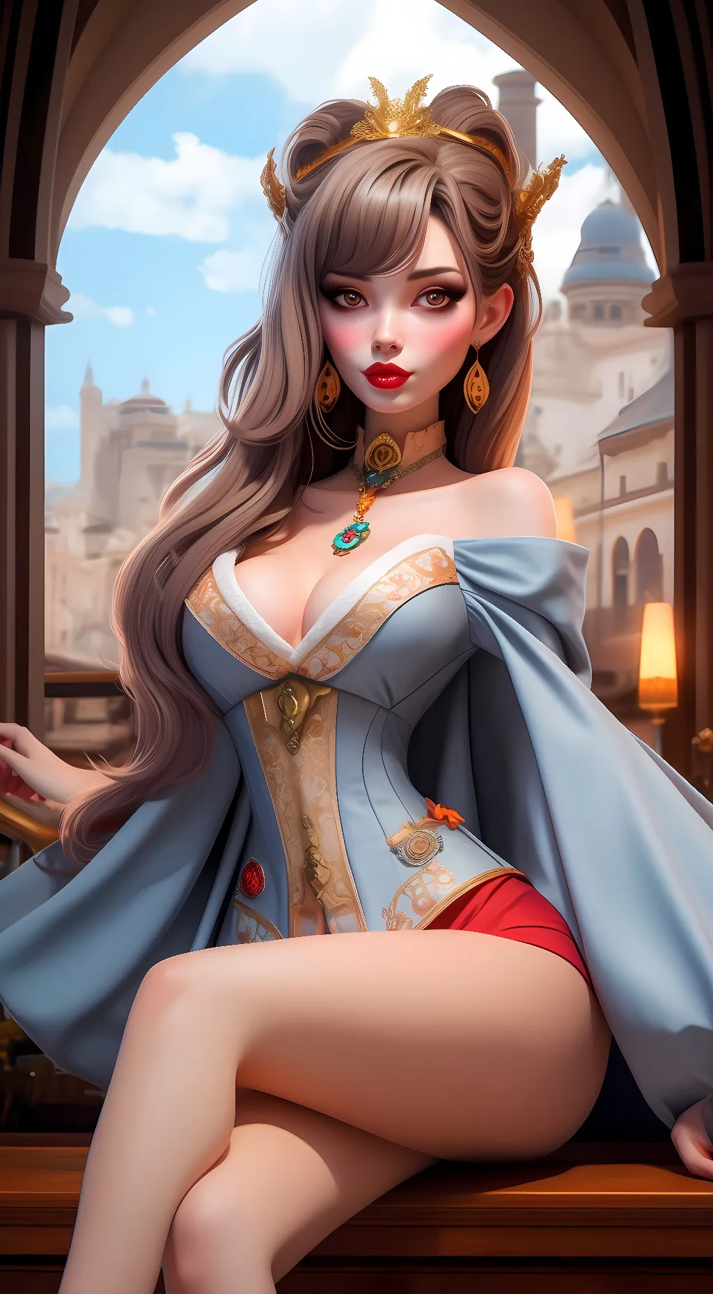 ai character: sophia background