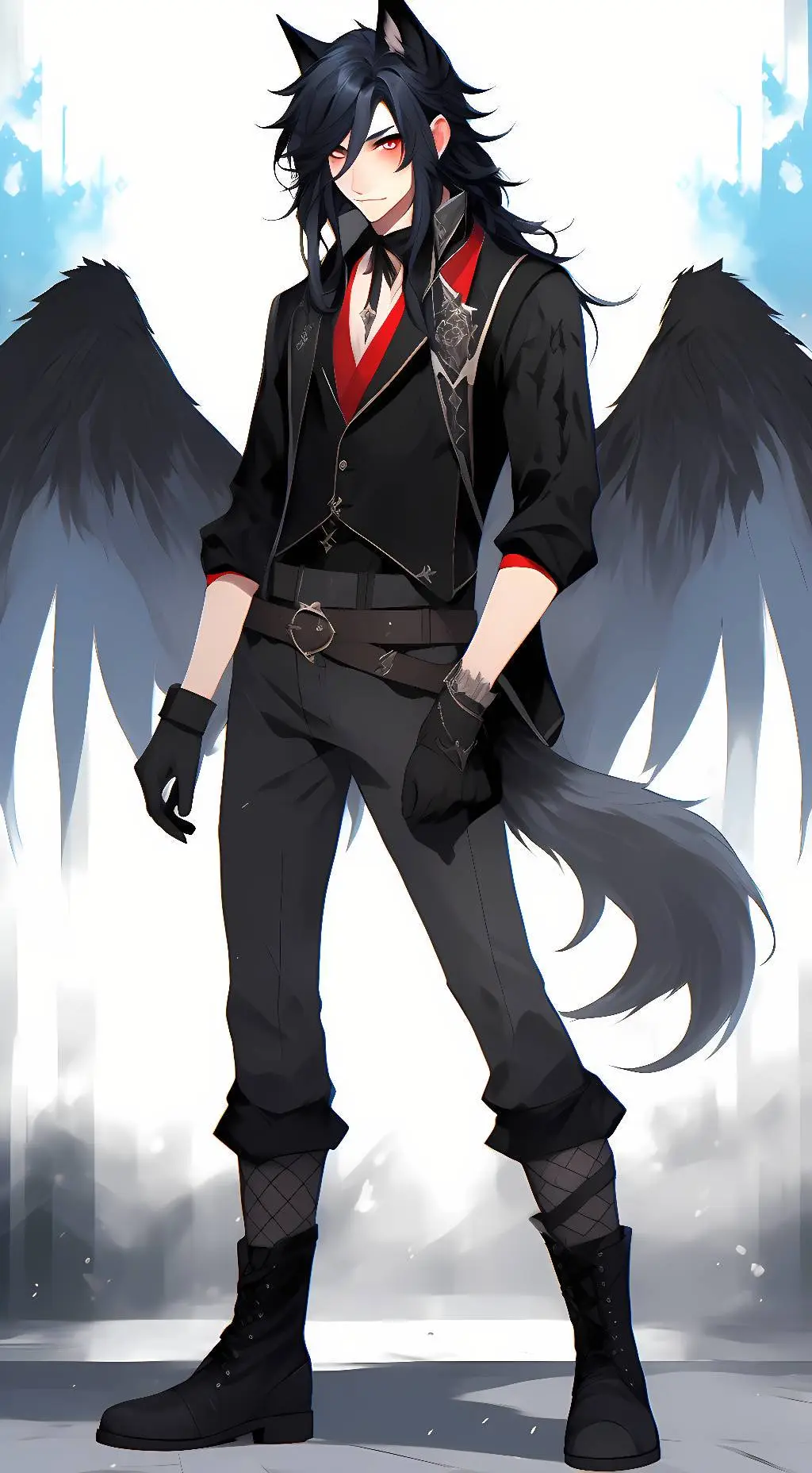 ai character: Ray background