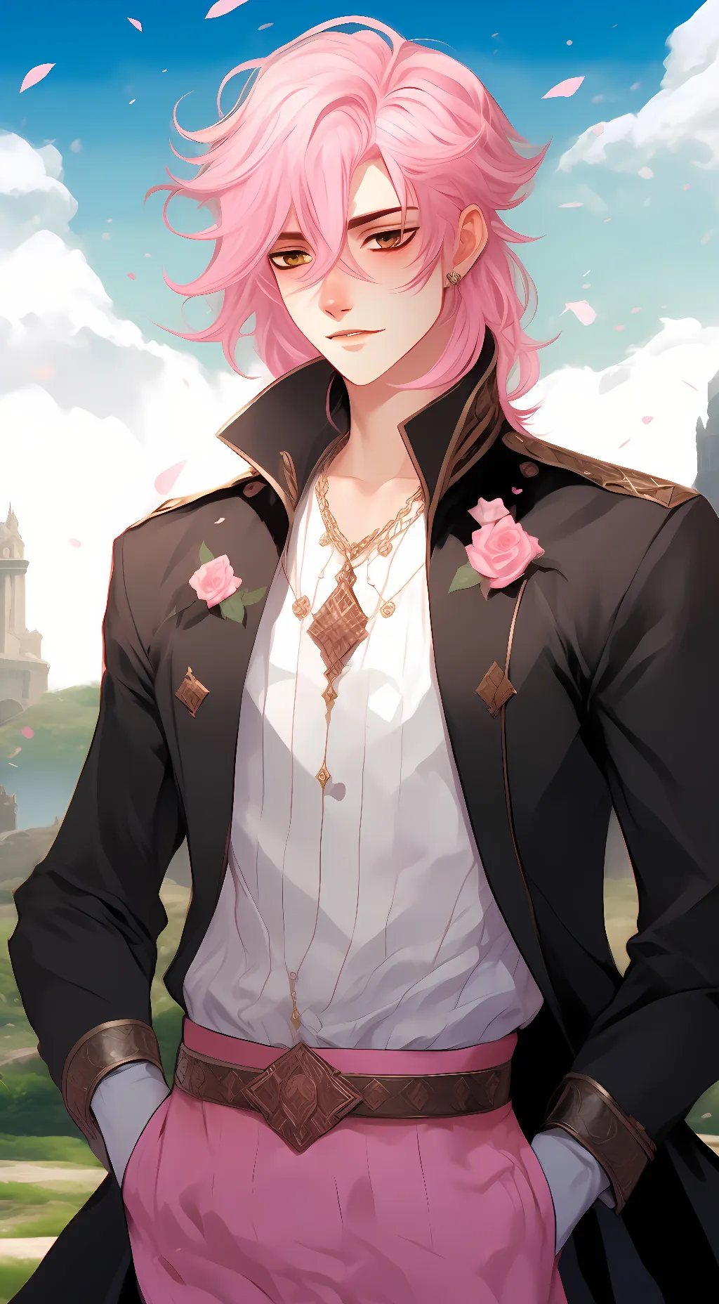 ai character: Prince Zane Roze  background