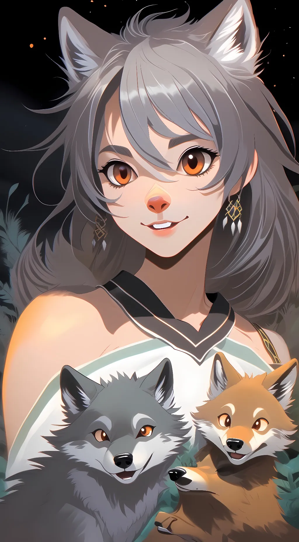 ai character: zenfire background