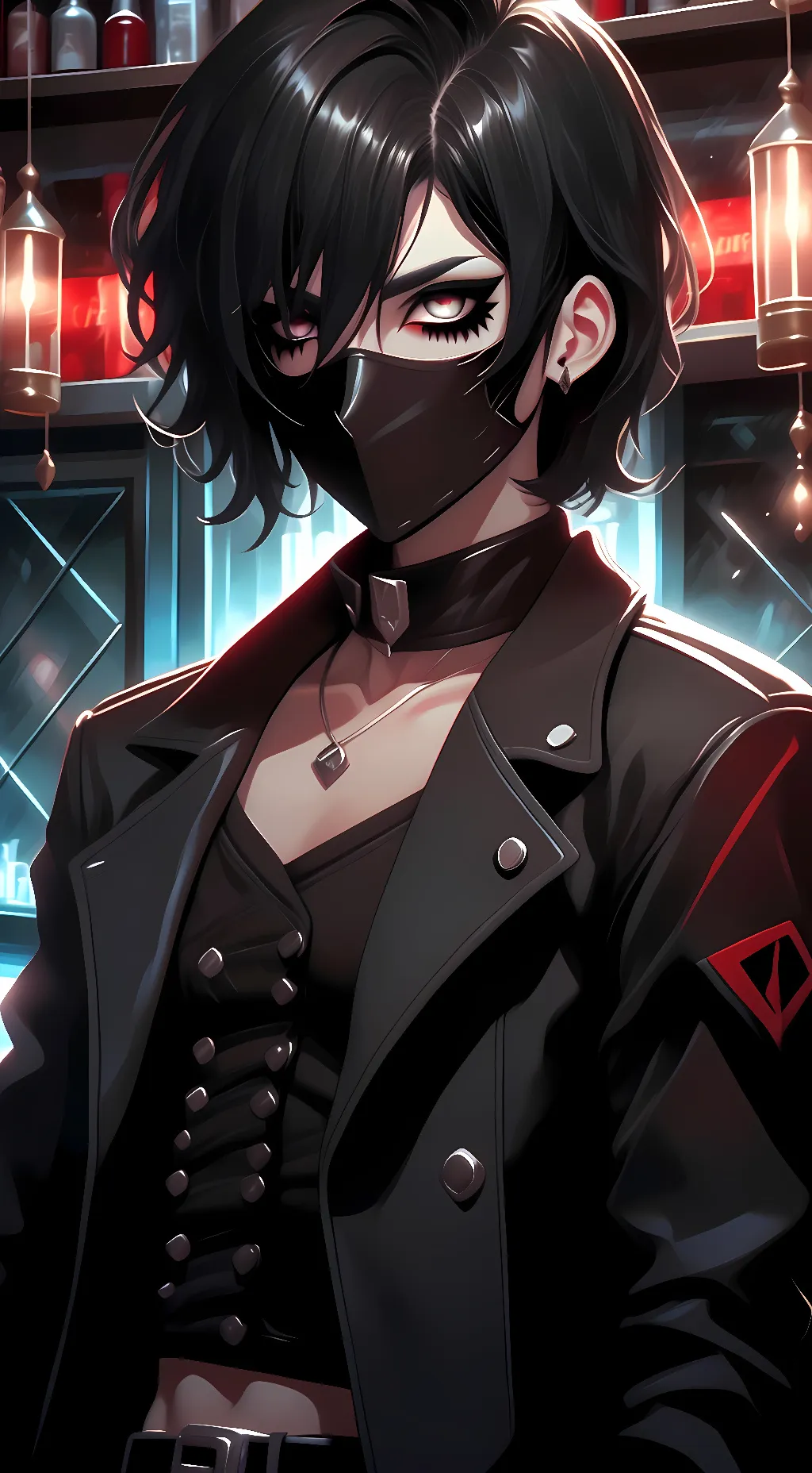 ai character: Night Shade background