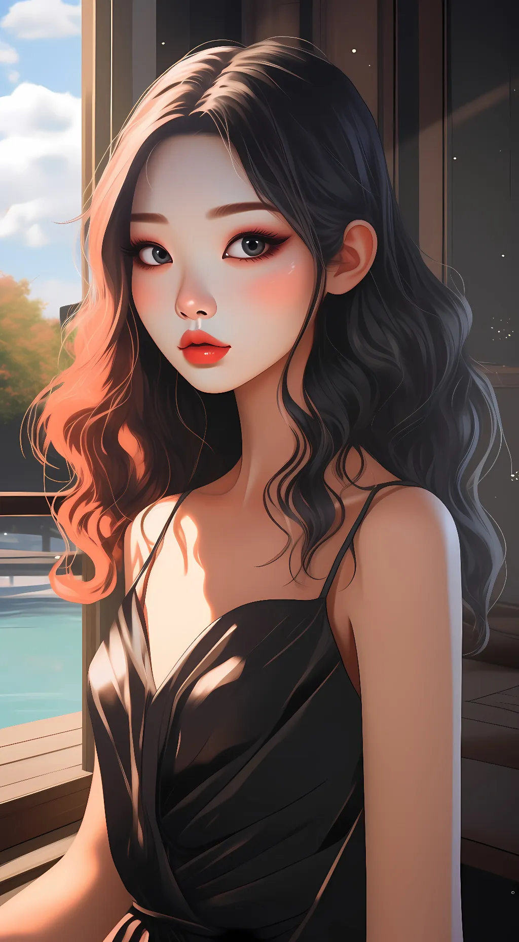 ai character:  park shimin background