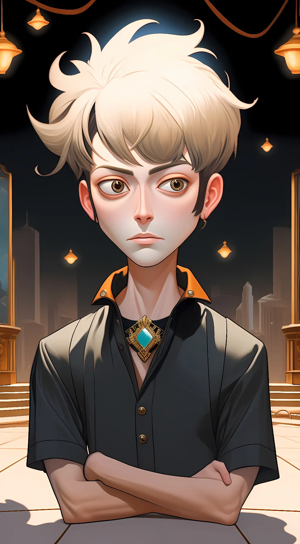 ai character: people who have to background