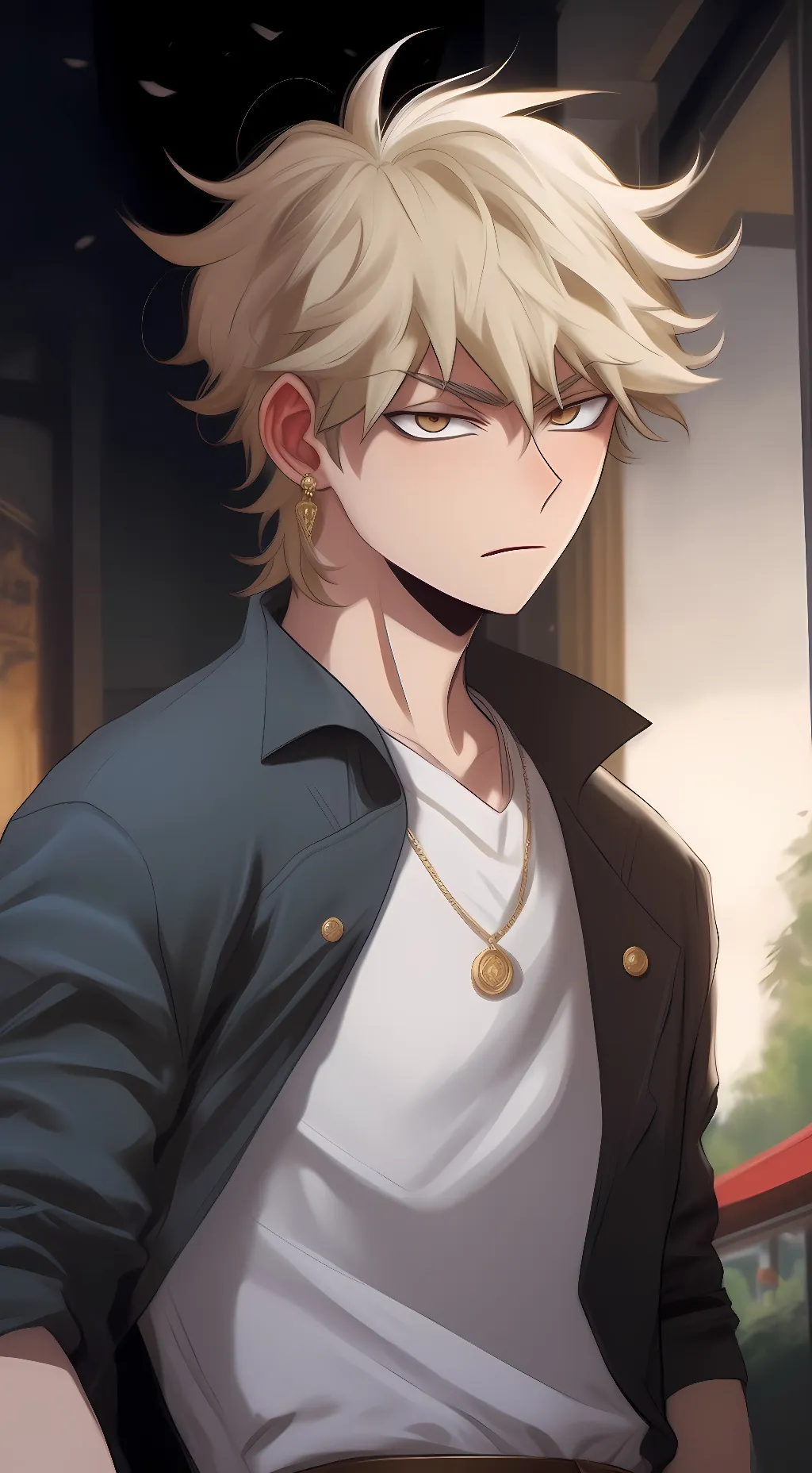 ai character: Bakugo background