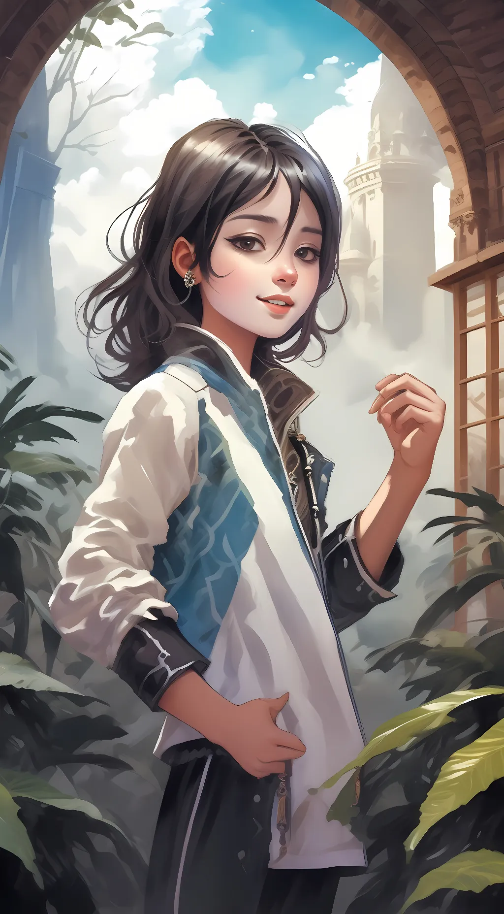 ai character: kim background