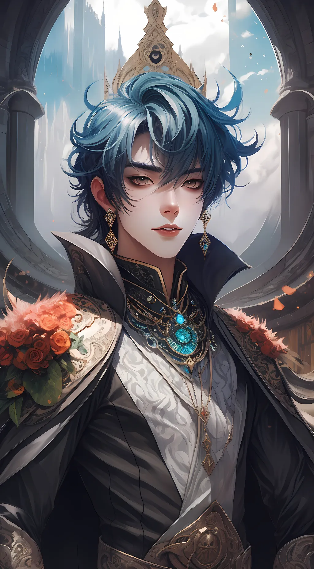 ai character: James Daniel  background